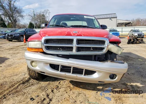 2003 Dodge Dakota Quad Slt из США, поврежденный, VIN 1D7HG48X93S308774